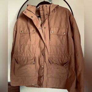 Old Navy XL camel colored utility style jacket